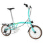 Customized Litepro 16Inch External 9 Speed Tri-fold Folding Bicycle Straight M Handlebar Steel Frame