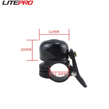 Litepro 1PC MTB Bicycle Copper Bell For Brompton Fnhon Folding Bike Mini Reto Horn Compatible With 21-23MM Handlebar