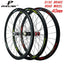 PASAK 700C Disc Brake Road Bicycle Wheelset 40MM Rim QR/Thru-axis Straight Pull 24H V/C Brake 29inch Alloy Wheels 12Speed