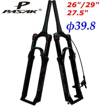 Litepro Mountain Bike Front Fork Suspension 26/27.5/29inch 1-1/2 Spinal Canal 39.8 Gas Air Forks Oil Damping Line Lock Disc Brake