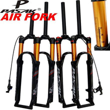 Litepro MTB Mountain Bike Air Fork 26" 27.5" 29inch ER 1-1/8" Suspension Forks Gas Resilience Oil Damping Line Lock Disc Brake