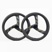 Blast Wave 16Inch 349 Carbon Fibre Wheels For Brompton Bike Central Lock Rim Brake Ceramic Hub 74x112mm 12Speed Wheelset