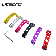 Litepro For Brompton Bicycle Aluminum Alloy 3Holes Cat Eye Lamp Holder Road Bike Headlight Bracket 24G