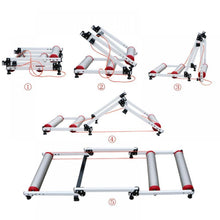 Road MTB Bike Cycling Platform Folable Roller Training Platform Folding Bicycle Indoor Home Exercise Workout Fitness Cycling Rack