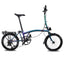 DIY Customized Litepro 20Inch External 9 Speed Tri-fold Folding Bicycle Straight M Handlebar Steel Frame