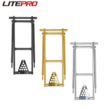Litepro For Brompton Bicycle Foldable Rear Rack Portable Luggage Shelf Aluminum Alloy Tail Shelf Holder