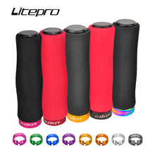 Litepro Lockable Sponge Bike Grips – 22-23mm, 135mm, Single-Sided Clamp, Ultra-Soft (74g/Pair)