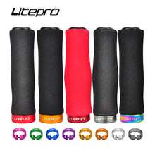 Litepro Lockable Sponge Bike Grips – 22-23mm, 135mm, Single-Sided Clamp, Ultra-Soft (74g/Pair)