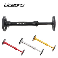 Easy Wheels Extension Bar For Brompton Folding Bikes - Improved Rolling & Maneuverability