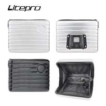 Bolsa delantera plegable para bicicleta, alforja de nariz de cerdo para Brompton