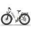 (US WAREHOUSE SHIP)AOSTIRMOTOR New Pattern 26" 1000W Electric Bike Fat Tire 52V15AH Removable Lithium Battery for Adults(white) Litepro E-Bike