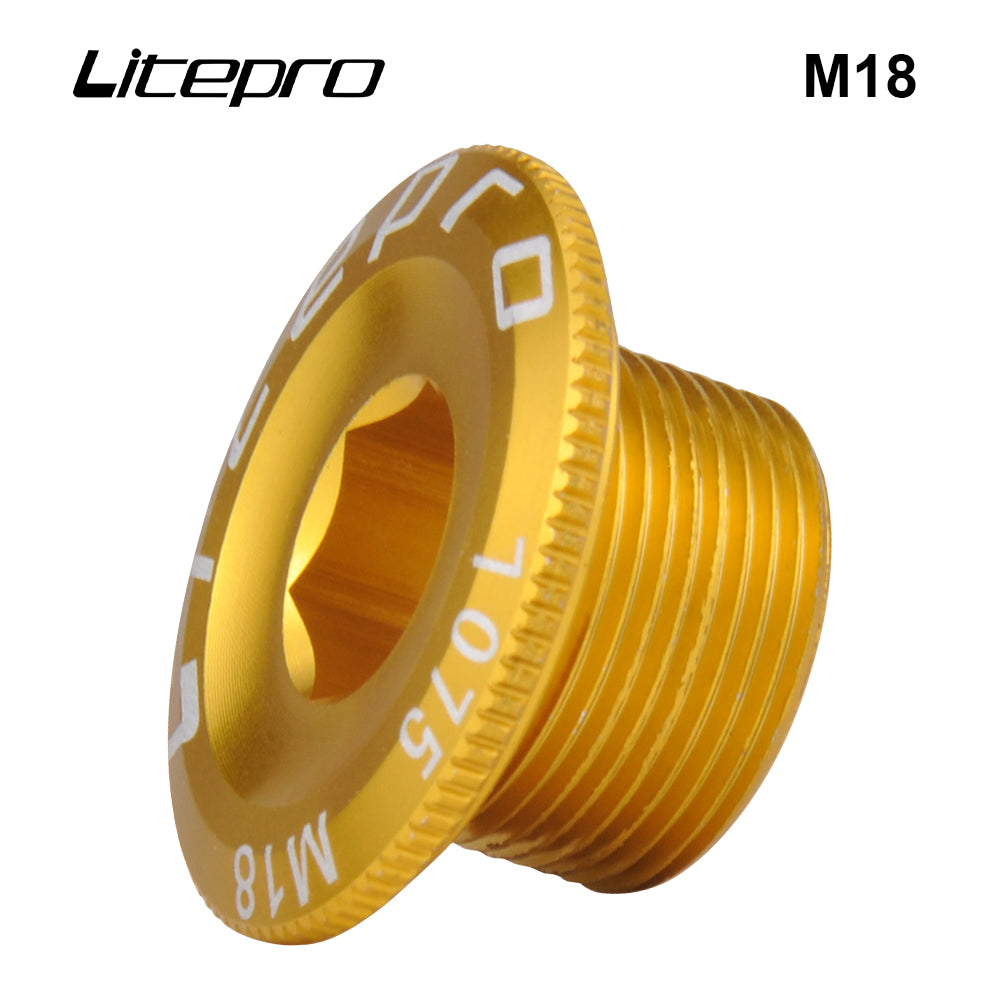 Litepro M18 M19 M20 Integrated Crank Screw Cover