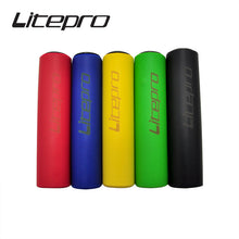 Litepro Silicone Bike Grips – 22.2mm, 130mm, Soft Sponge, Lightweight 42g (5 Colors)