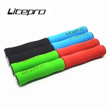 Litepro Sponge Bike Grips – 22.2mm, 120mm, Ultra-Soft, Shock-Absorbing (34g/Pair)