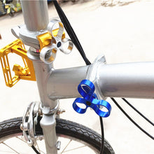 Perilla plegable para grifo de flor de ciruelo para bicicleta Brompton