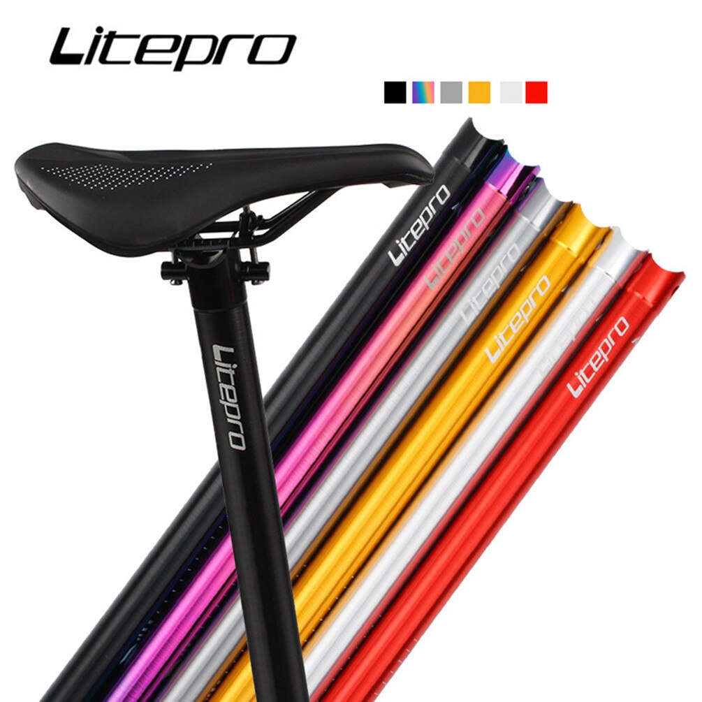 Litepro Folding Bike CNC SeatPost 33.9*600mm Aluminum Alloy