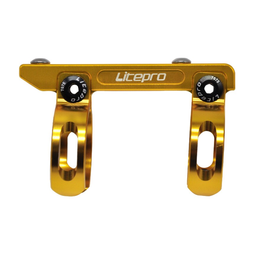 Soporte para portabidones de tija de sillín de bicicleta plegable Litepro 33,9/34,9 mm
