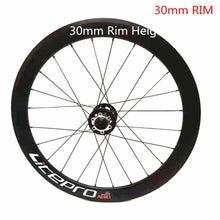 Litepro AERO 16 Inch 349 V Disc Brake Folding Bike 11 Speed BMX Bicycle 30mm Rims Wheelset 4 Sealed Bearing Alloy Wheels