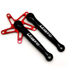 Litepro 170mm Fan-Shaped Square Hole Hollow Crankset