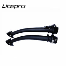 Litepro 37cm Gooseneck Quick-Release Head Tube – Left/Right Fold, Lightweight 647g, Forward-Leaning Design
