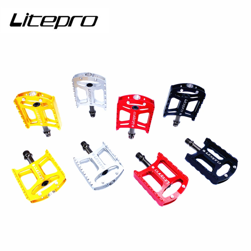 Litepro S5 Bicicleta Plegable Rodamiento Hueco 412 Pedales 
