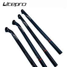Litepro Folding Bike A68 Carbon Fiber 33.9*580MM Integrated 5/25 Degree Seatpost