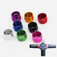 Litepro Handlebar Spacer Ring – 25.4mm CNC Aluminum, Rubber Lined (8g/Pair) – 8 Colors