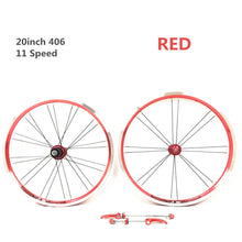 Litepro K-Fun 20inch 406 V Brake Wheelset 4 Sealed Bearings 11 Speed