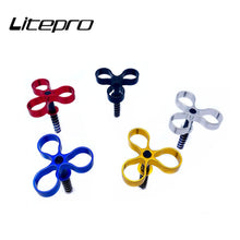 Perilla plegable para grifo de flor de ciruelo para bicicleta Brompton