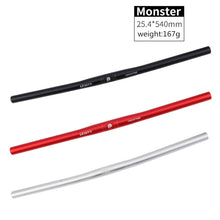 Litepro Monster Handlebar – 25.4×540/580mm, 6061-T6 Aluminum, Forged & Heat-Treated (167g-186g)