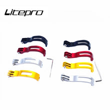 Soporte de luz de bicicleta plegable aleación de aluminio para Brompton
