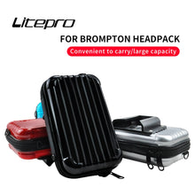 Litepro-Litepro For Bromp Bicycle Pig Nose Bag Waterproof Mini Suitcase Storage Folding Bike Portable Headstock