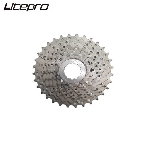 Litepro Elite MTB Road Bike 8 Speed 32T Flywheel 11/13T Freewheel Cassette Alloy Hub Gear Shifting For Folding Bike
