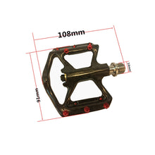 Litepro Folding Bicycle 3 Bearing Titanium Axle Pedal Mountain Bike Carbon Fiber Pedals 178g
