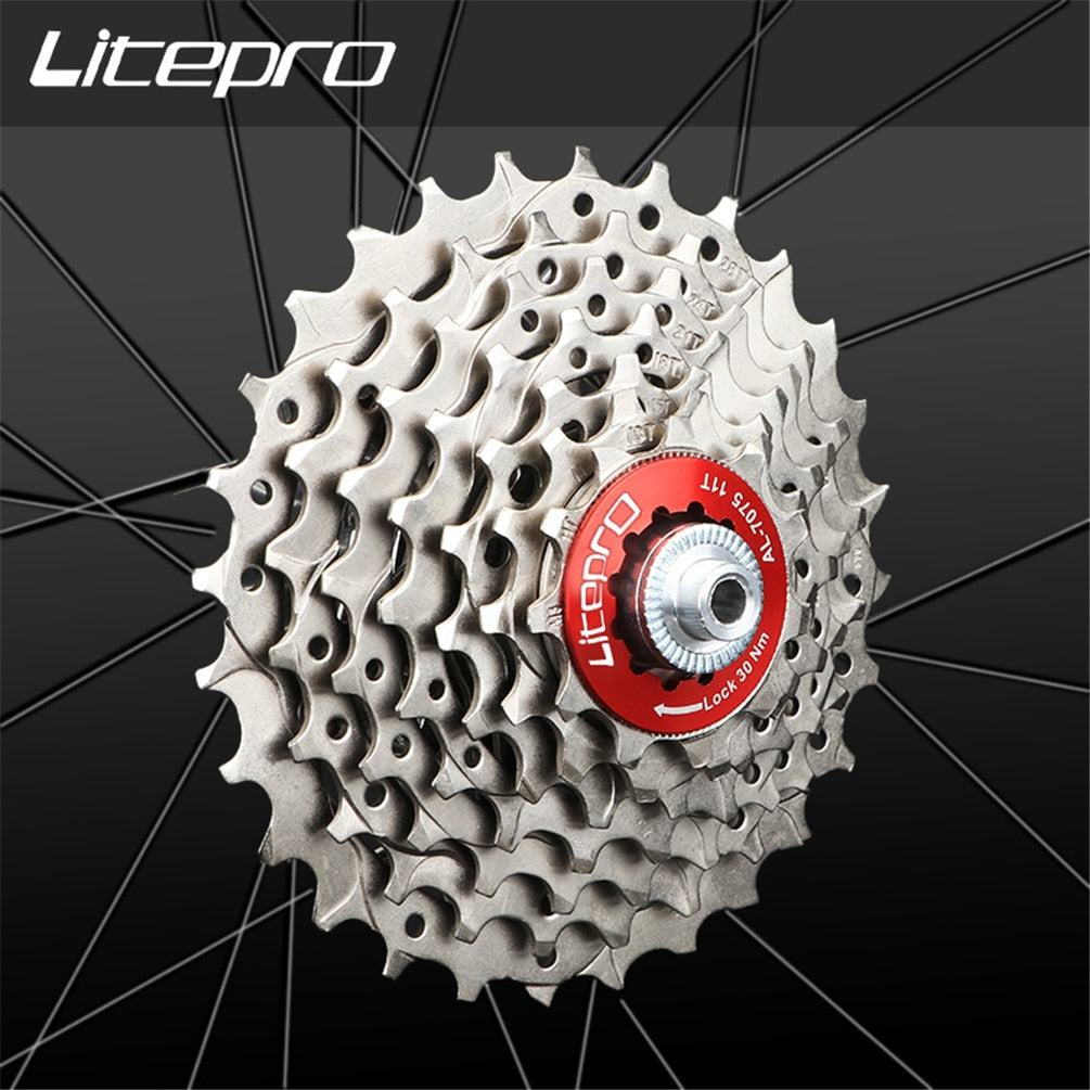 Litepro External 7 Speed Freewheel 11-28T 11-30T For Bromp Folding Bicycle Cassette Flywheel