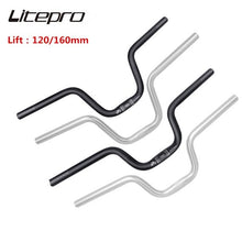 Litepro U-Shaped Folding Bike Handlebar – 25.4x580mm, 120/160mm Lift, Aluminum Alloy (275g/290g)