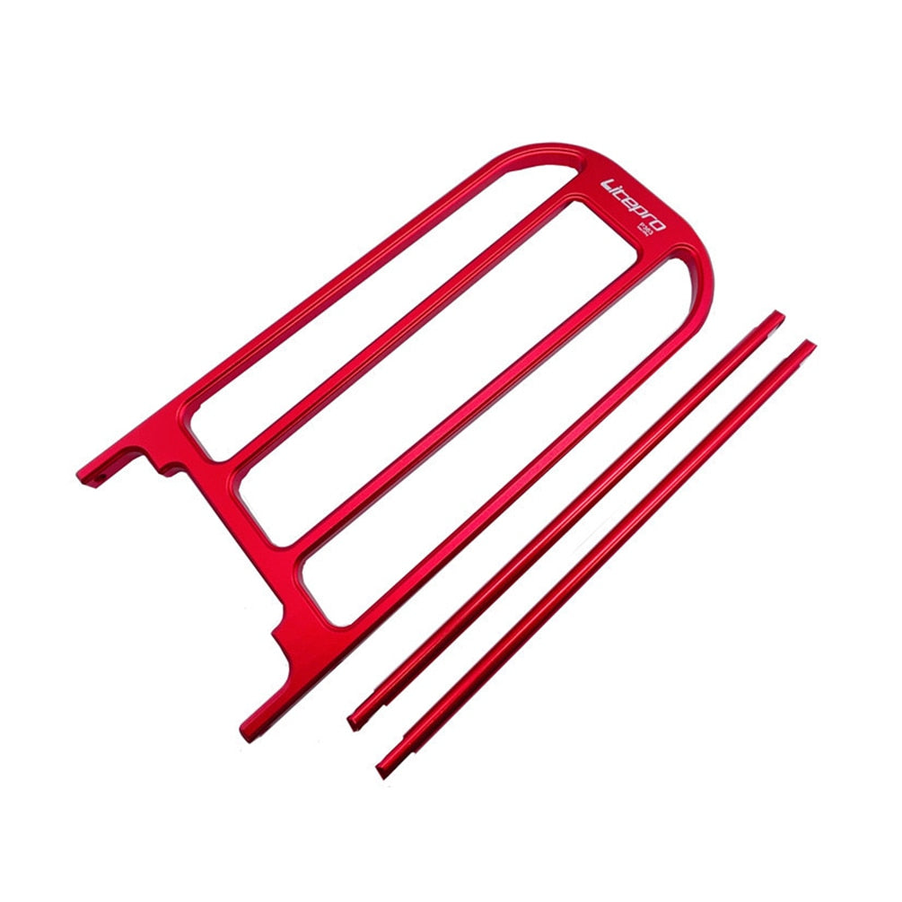 Litepro Folding Bike Rear Rack Luggage Shelf Aluminum Alloy For Bromp Bicycle Tail Shelf Holder