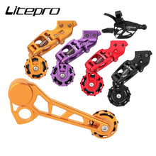 Litepro Liteplus For Bromp Folding Bike External 7S Transmission Aluminum Alloy P/C Line Upgrade Rear Derailleurs Tensioner