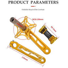 Litepro Elite Hollow Integrated Cranks BMX Bike Aluminum Alloy 5 Claws Crank 116 mm Shaft With Ceramic Bottom Bracket