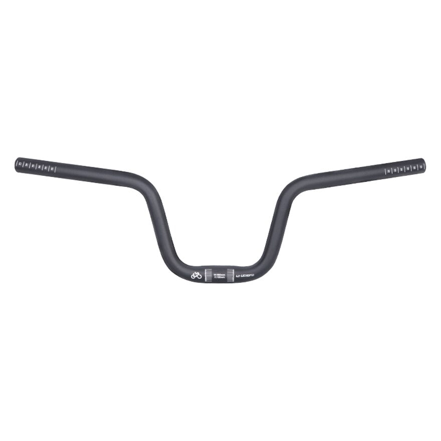 Litepro Folding Bike 25.4x580mm U-shaped Swallow Handlebar Lift 120 160mm Aluminum Alloy For Bromp Bend Handle Bar